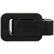 Nodum Accent Table, Black Iron by NOIR