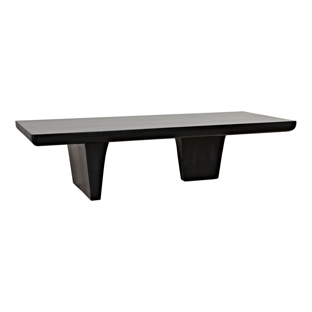 Ward Coffee Table, Hand Rubbed Black by NOIR