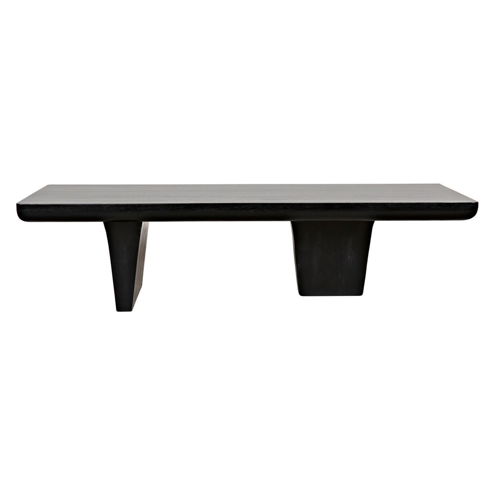 Ward Coffee Table, Hand Rubbed Black by NOIR