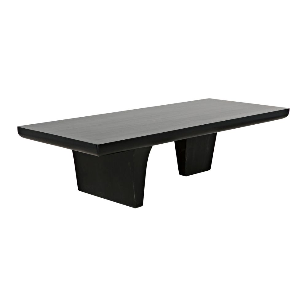 Ward Coffee Table, Hand Rubbed Black by NOIR