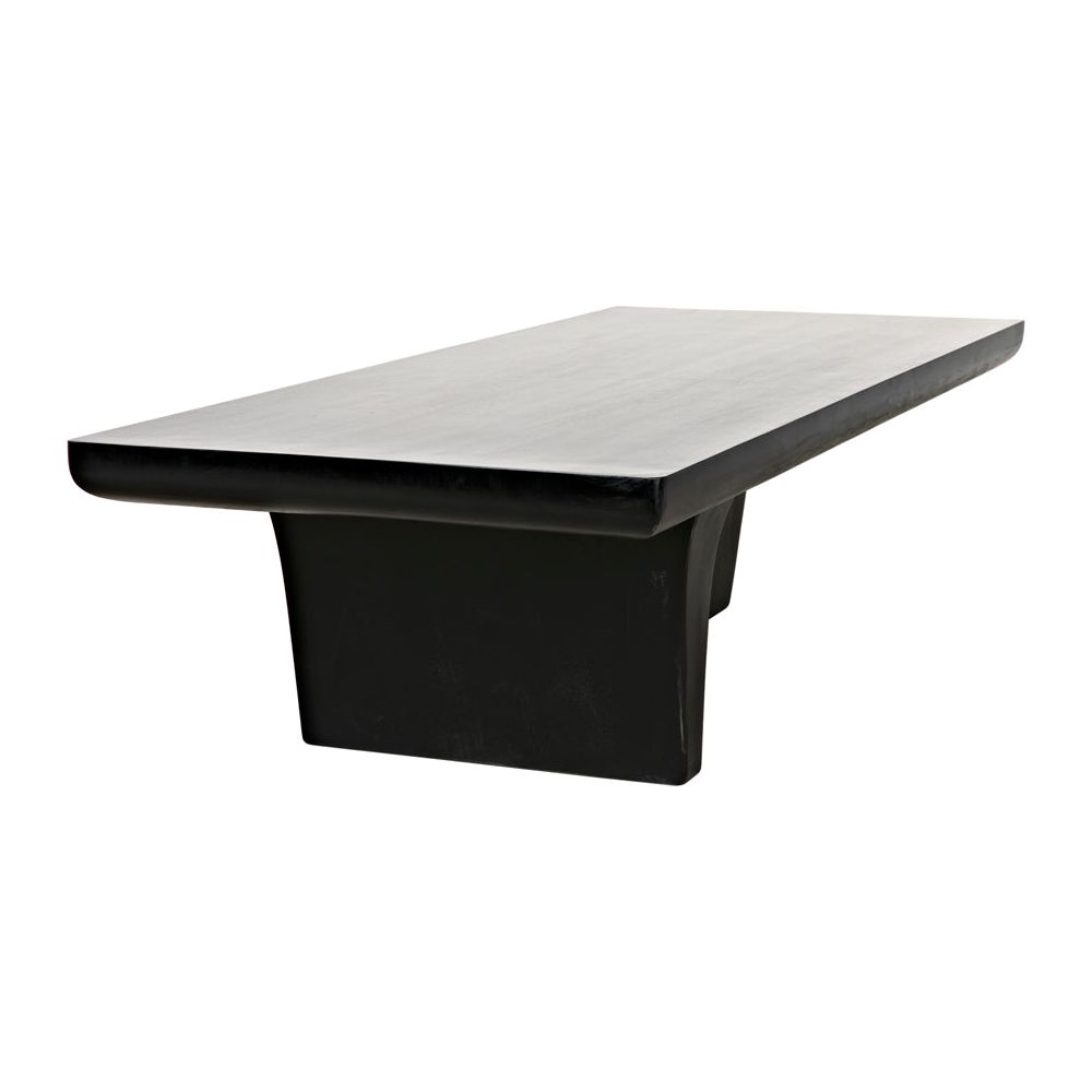Ward Coffee Table, Hand Rubbed Black by NOIR