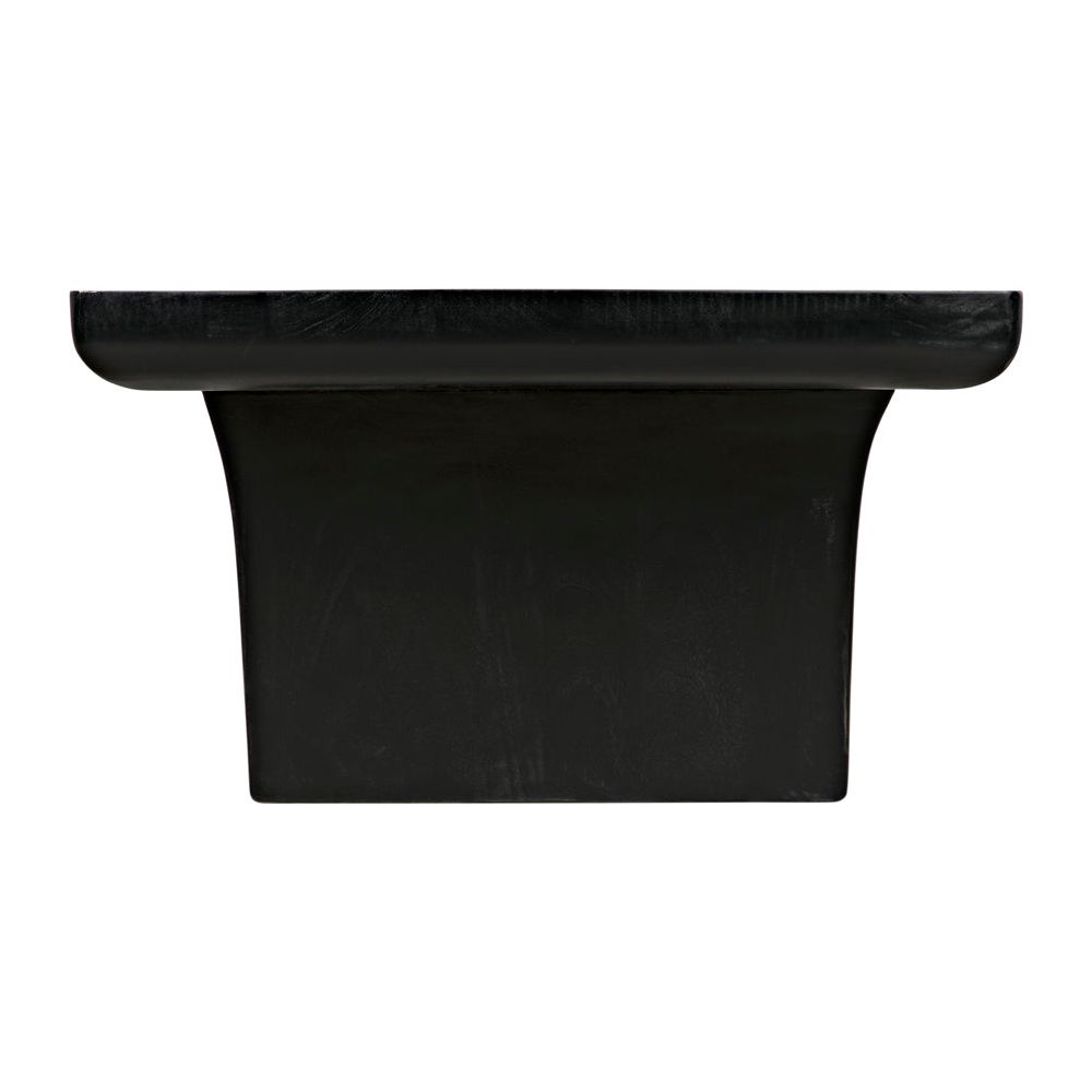 Ward Coffee Table, Hand Rubbed Black by NOIR