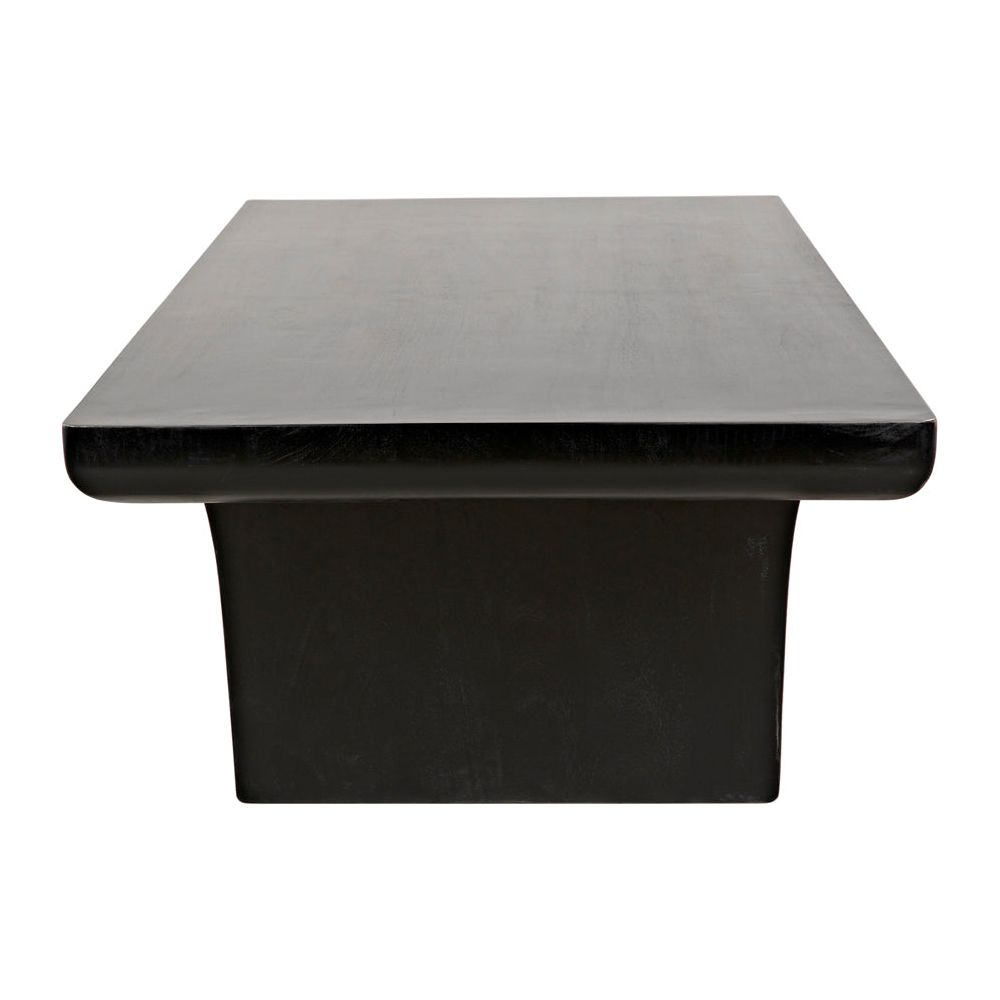 Ward Coffee Table, Hand Rubbed Black by NOIR