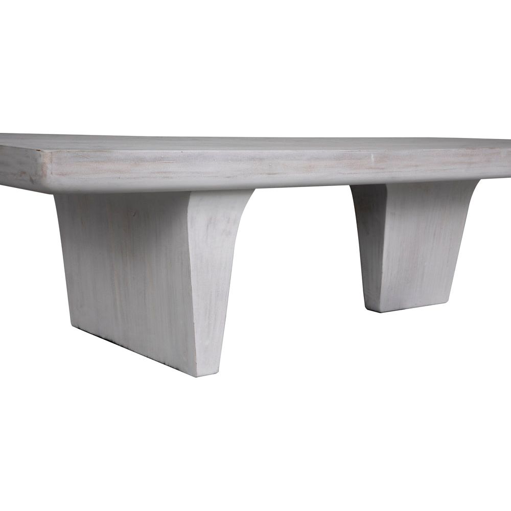 Ward Coffee Table, White Wash by NOIR