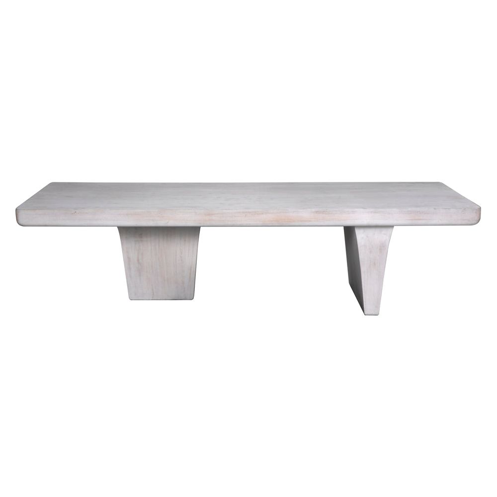 Ward Coffee Table, White Wash by NOIR