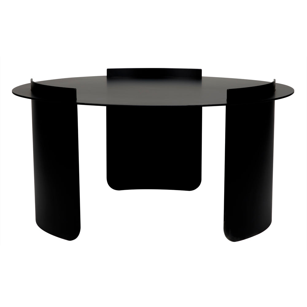 Thor Coffee Table, Black Steel | Ivory & Olive Dana Point, C