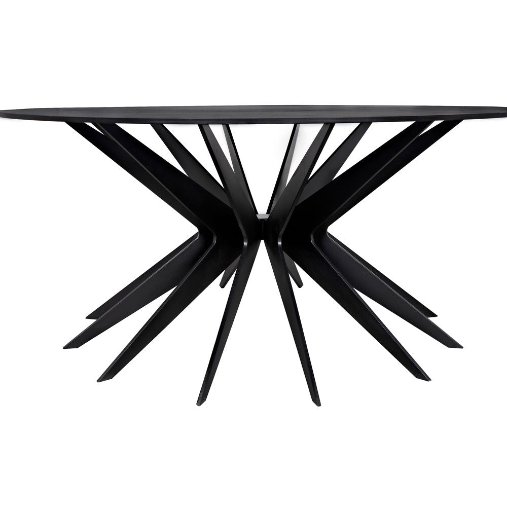 Spider Coffee Table, Black Metal by NOIR