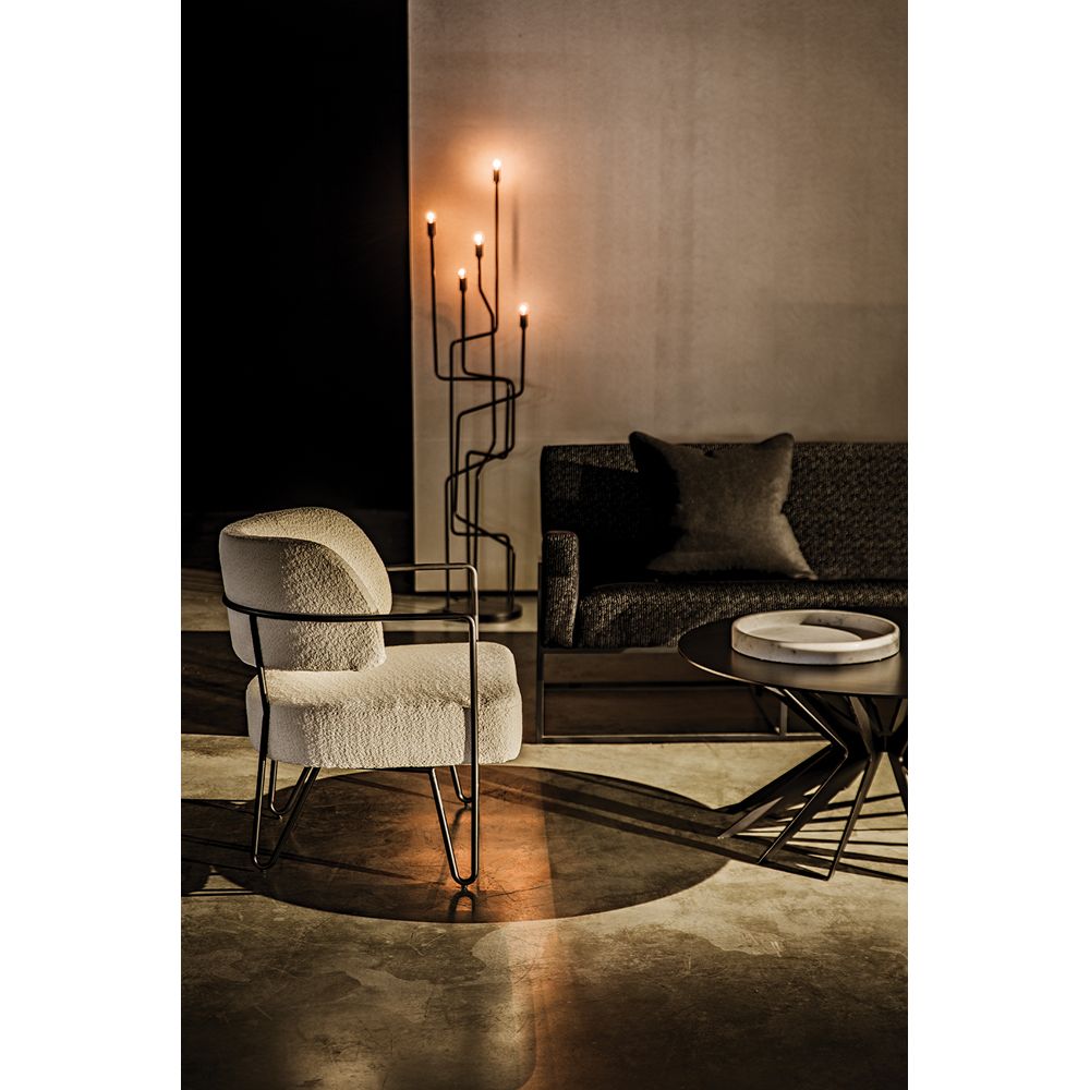 Spider Coffee Table, Black Metal by NOIR