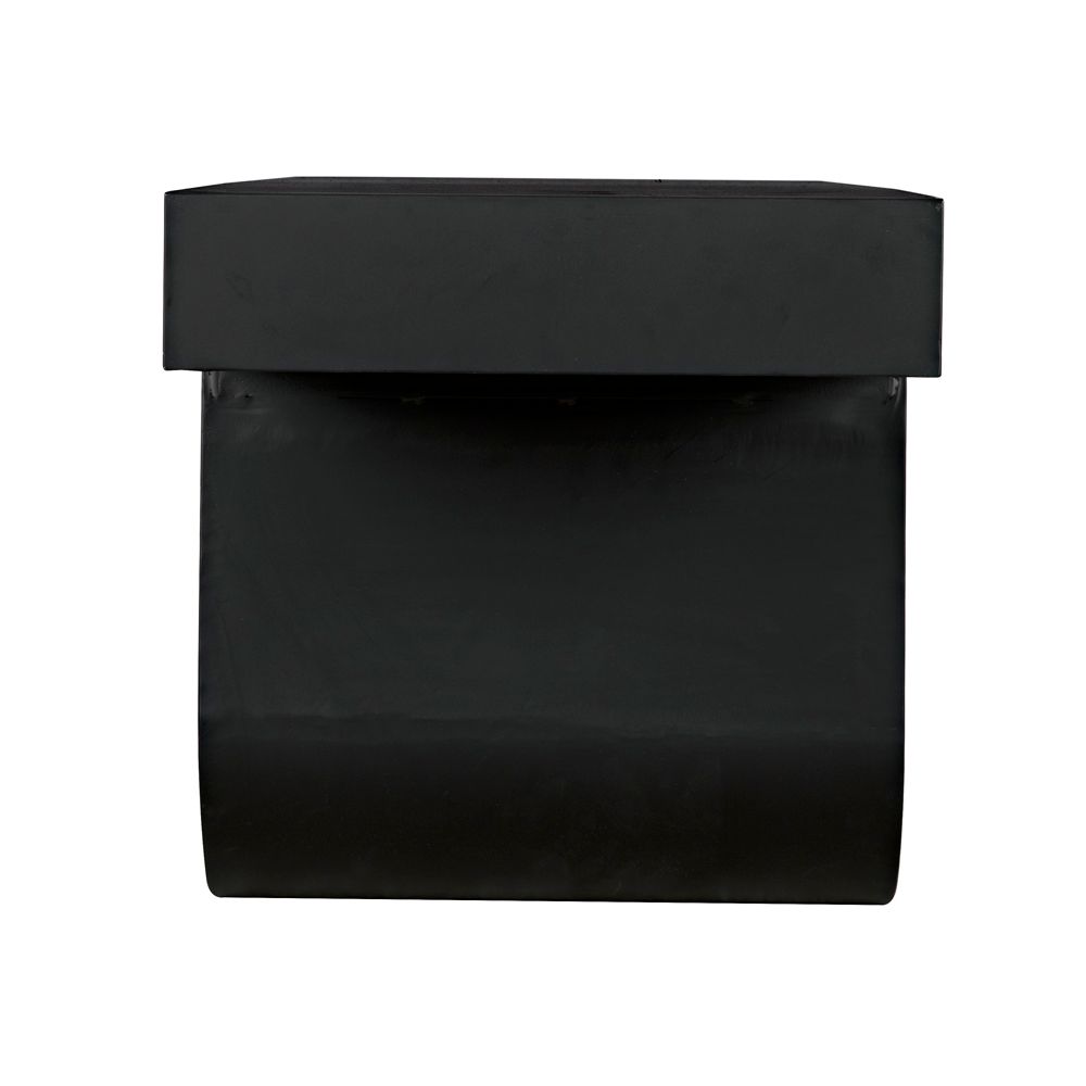 Evora Coffee Table, Black Metal by NOIR
