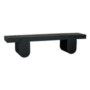 Evora Coffee Table, Black Metal by NOIR