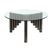 Organum Coffee Table, Gun Metal Finish by NOIR