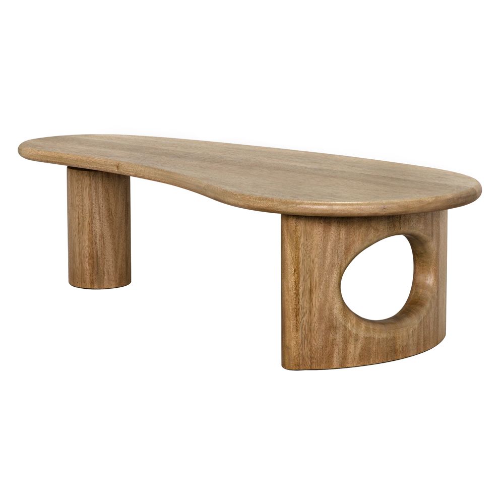 Harvey Coffee Table, Washed Walnut by NOIR