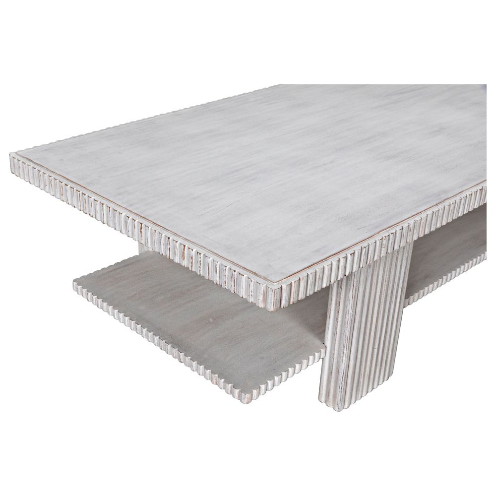 Humphrey Coffee Table, White Wash by NOIR