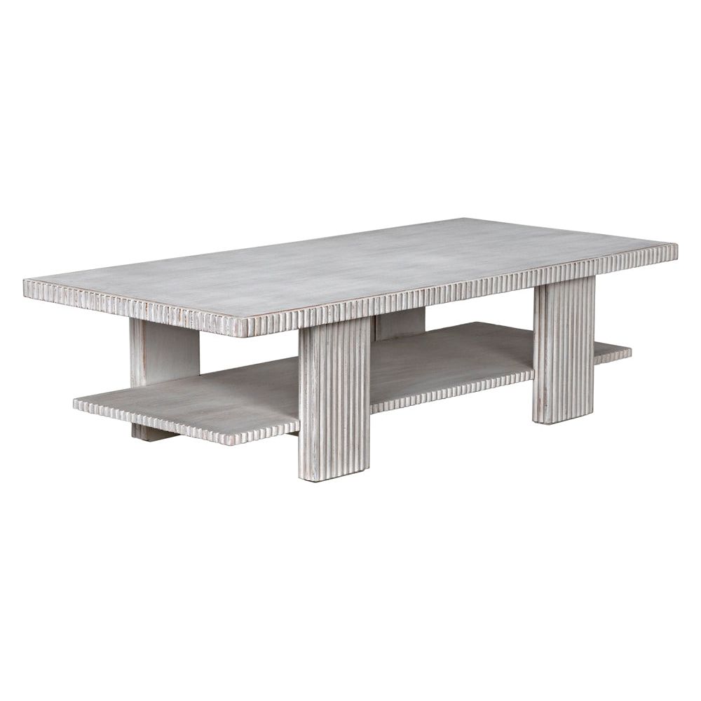 Humphrey Coffee Table, White Wash by NOIR