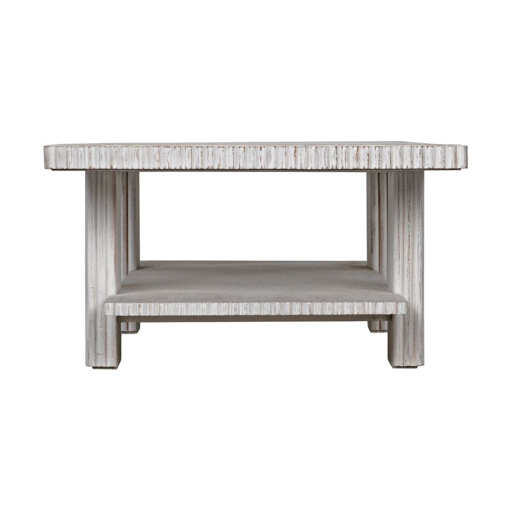 Humphrey Coffee Table, White Wash by NOIR