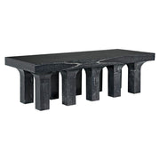 Santos Coffee Table, Cinder Black by NOIR