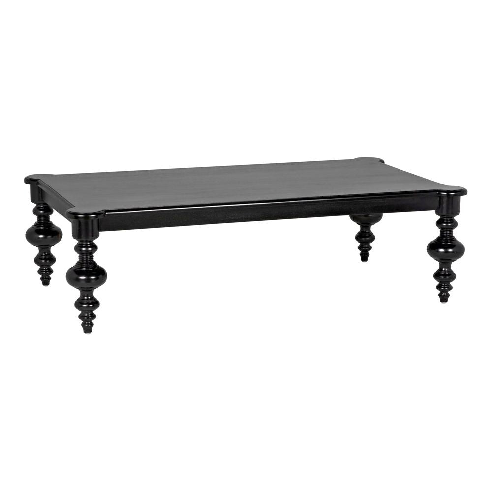 Graff Coffee Table, Hand Rubbed Black by NOIR