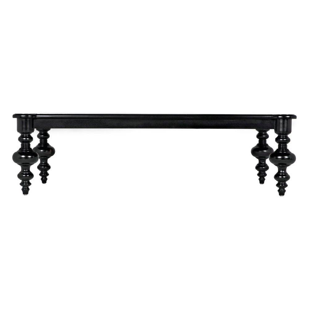 Graff Coffee Table, Hand Rubbed Black by NOIR
