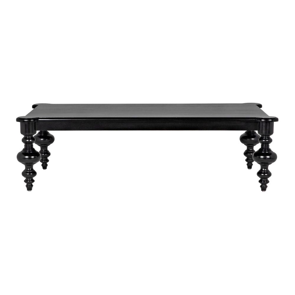 Graff Coffee Table, Hand Rubbed Black by NOIR