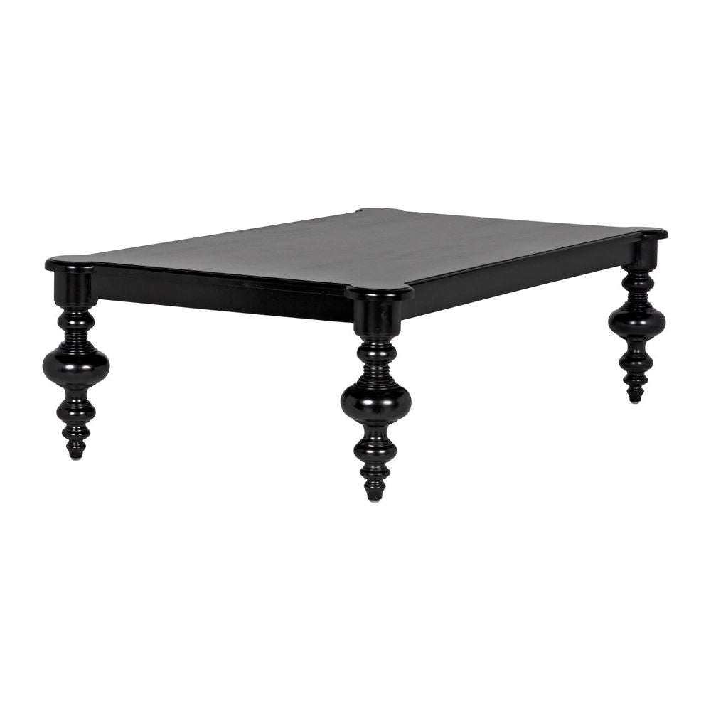 Graff Coffee Table, Hand Rubbed Black by NOIR