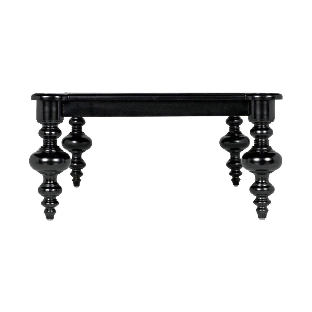 Graff Coffee Table, Hand Rubbed Black by NOIR