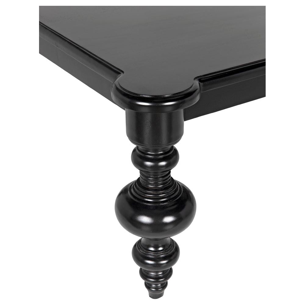 Graff Coffee Table, Hand Rubbed Black by NOIR