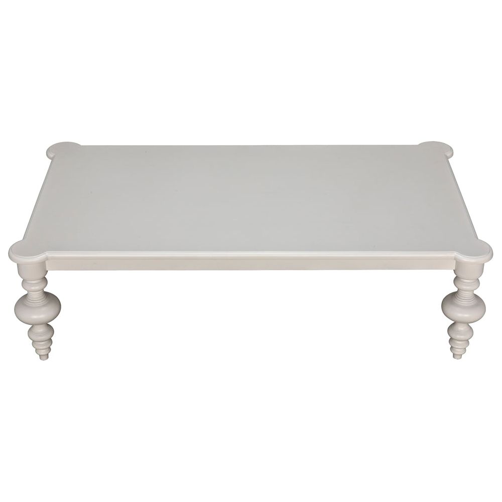 Graff Coffee Table, Solid White by NOIR