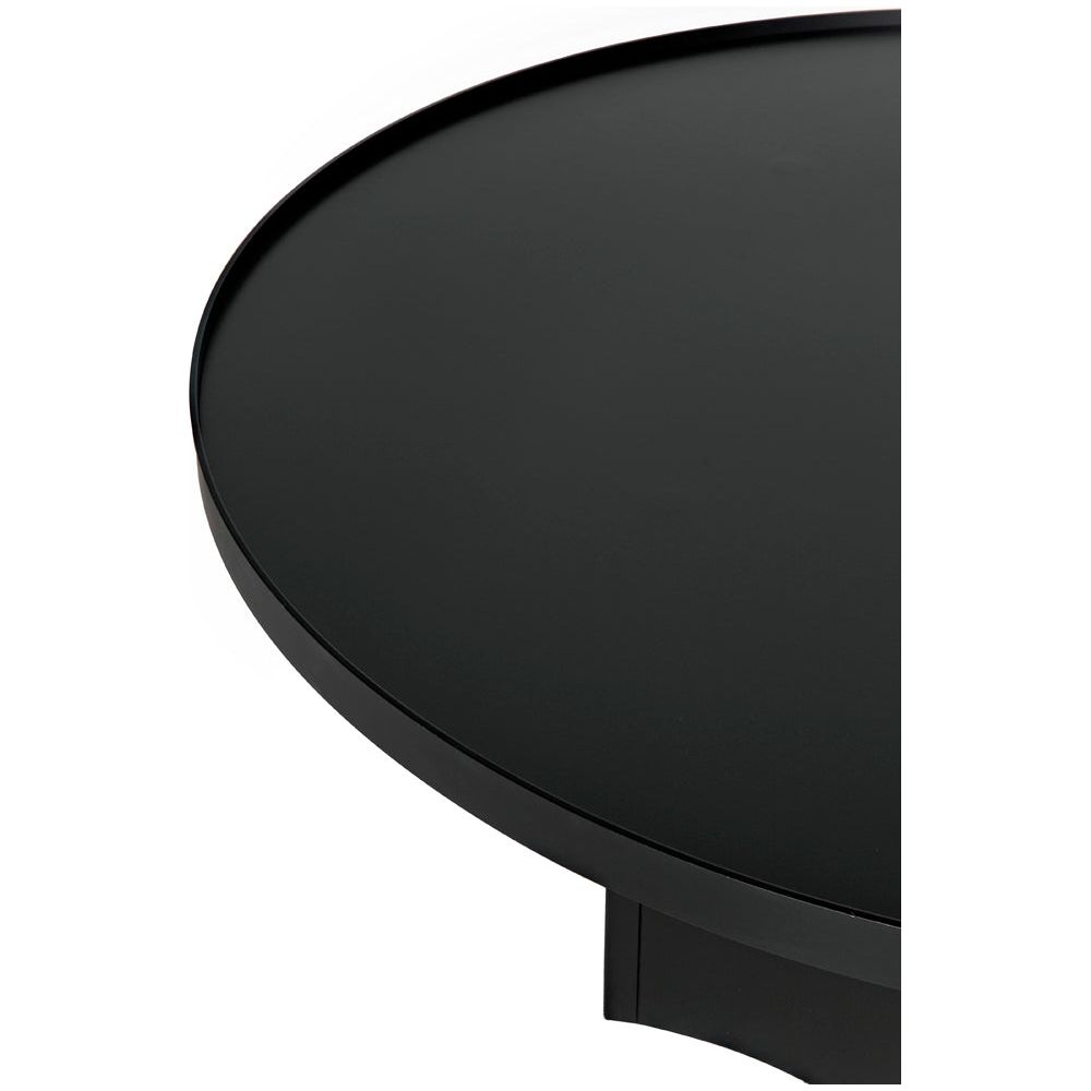 Rome Coffee Table, Black Iron by NOIR