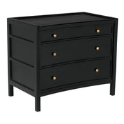 Hampton Side Table, Hand Rubbed Black by NOIR