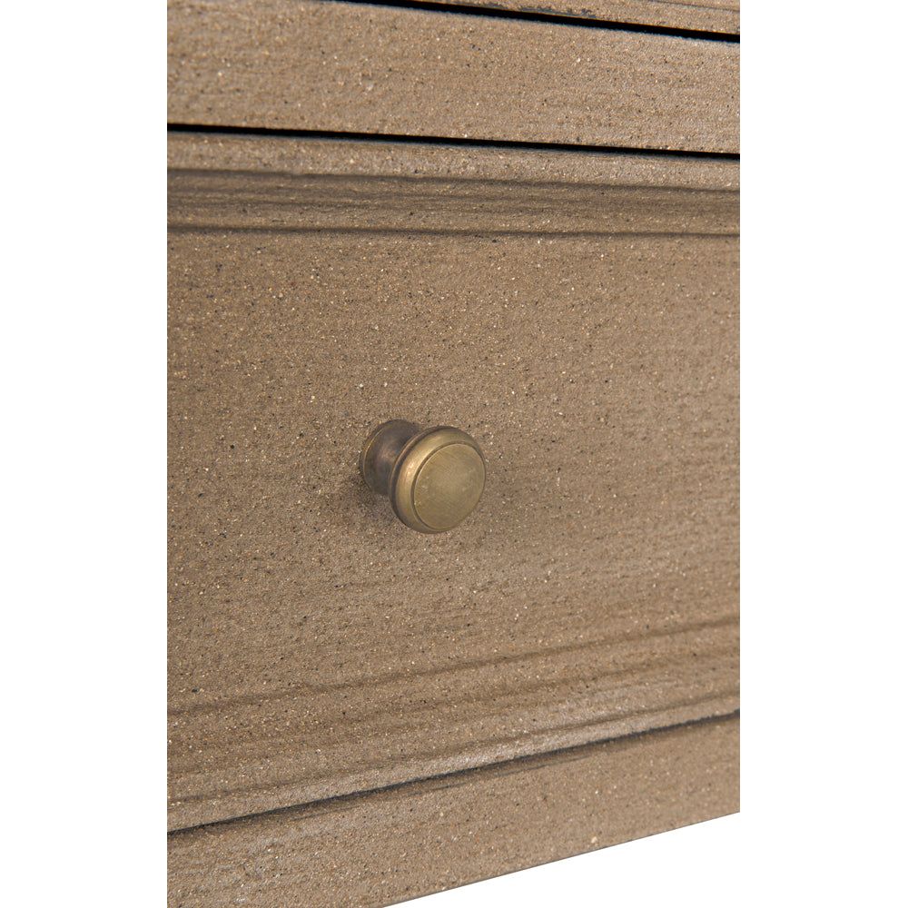 Oxford 2-Drawer Side Table Weathered by NOIR