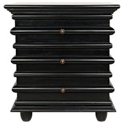 Ascona Side Table, Hand Rubbed Black by NOIR