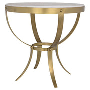 Byron Side Table, Antique Brass by NOIR