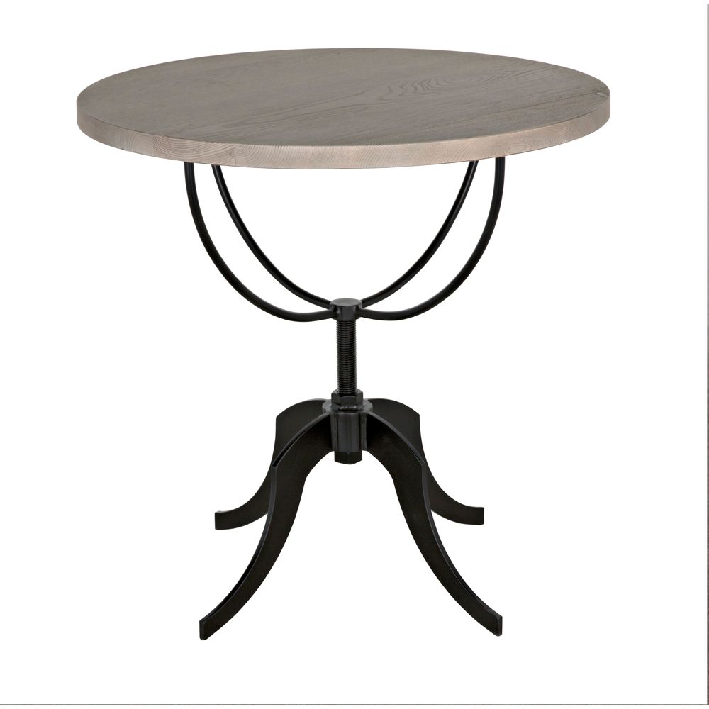 Wine Table with Adjustable Base by NOIR