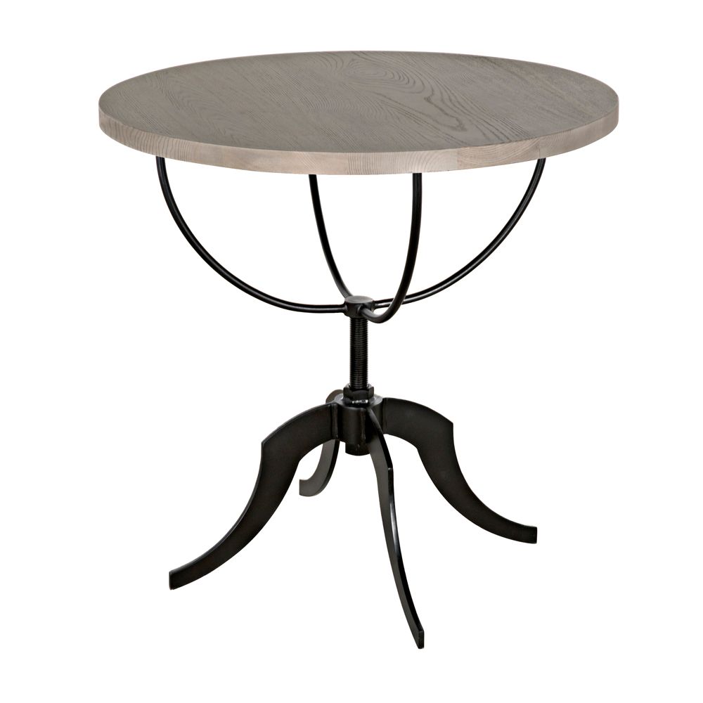 Wine Table with Adjustable Base by NOIR
