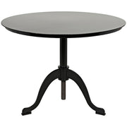 Kaldera Side Table, Black Iron by NOIR