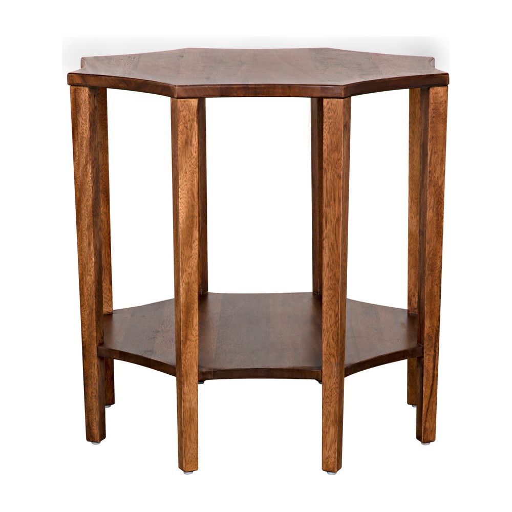 Ariana Side Table, Dark Walnut by NOIR
