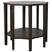 Ariana Side Table, Ebony Walnut by NOIR