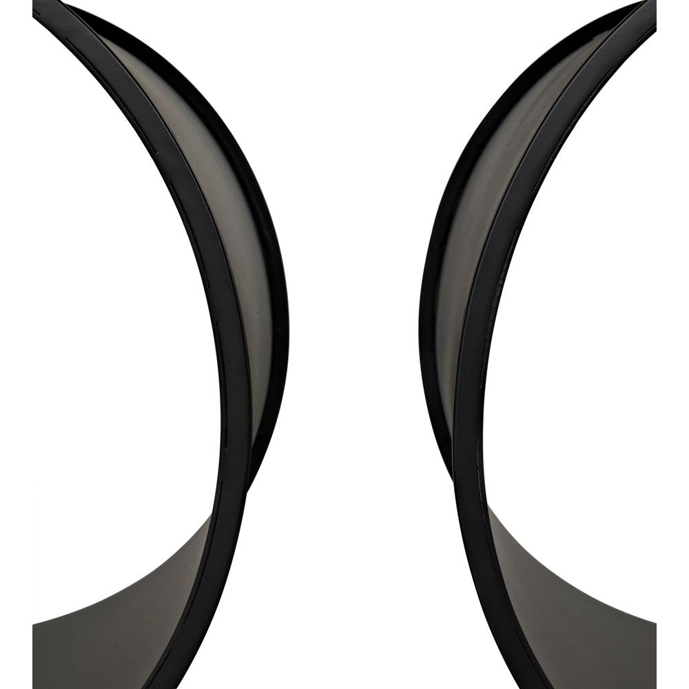 Alec Side Table, Black Iron by NOIR