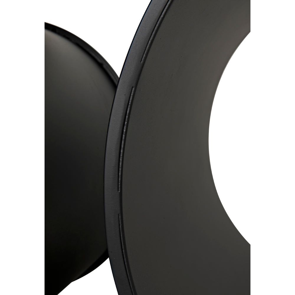 Alec Side Table, Black Iron by NOIR