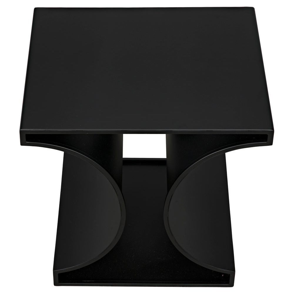 Alec Side Table, Black Iron by NOIR