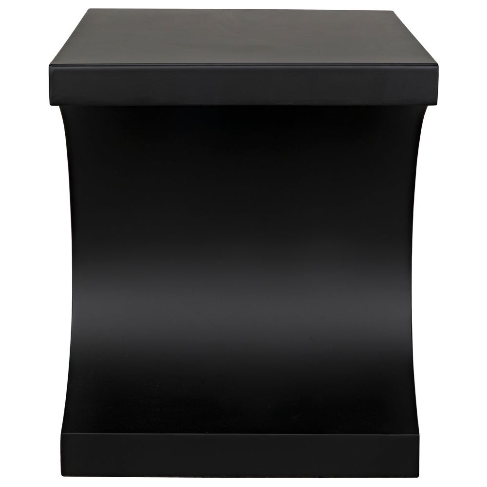 Alec Side Table, Black Iron by NOIR