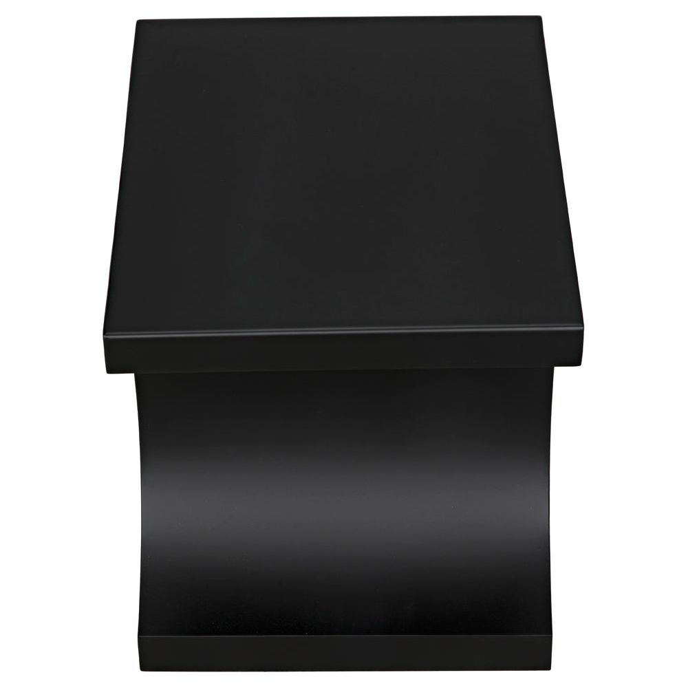 Alec Side Table, Black Iron by NOIR