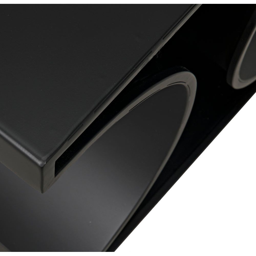 Alec Side Table, Black Iron by NOIR