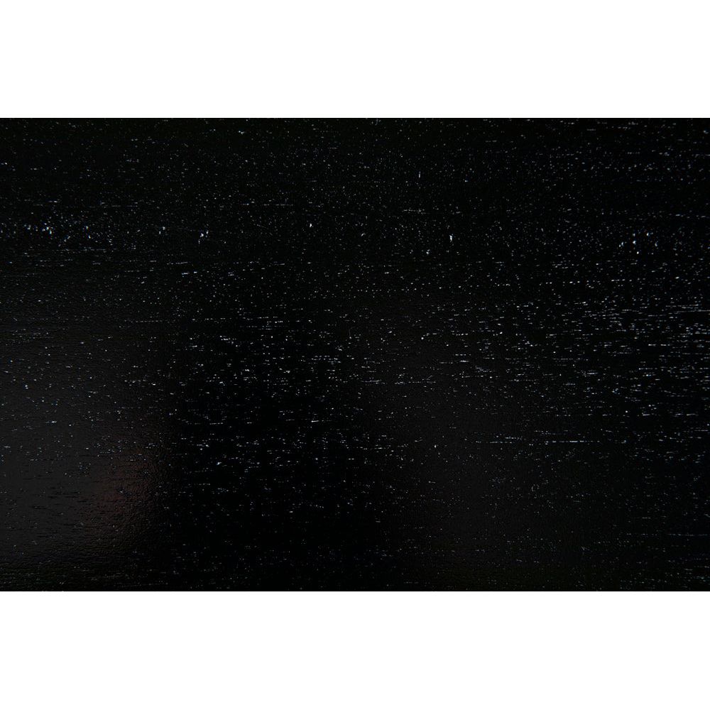 Zig-Zag Dining Table, 48" Diameter, Hand Rubbed Black by NOIR