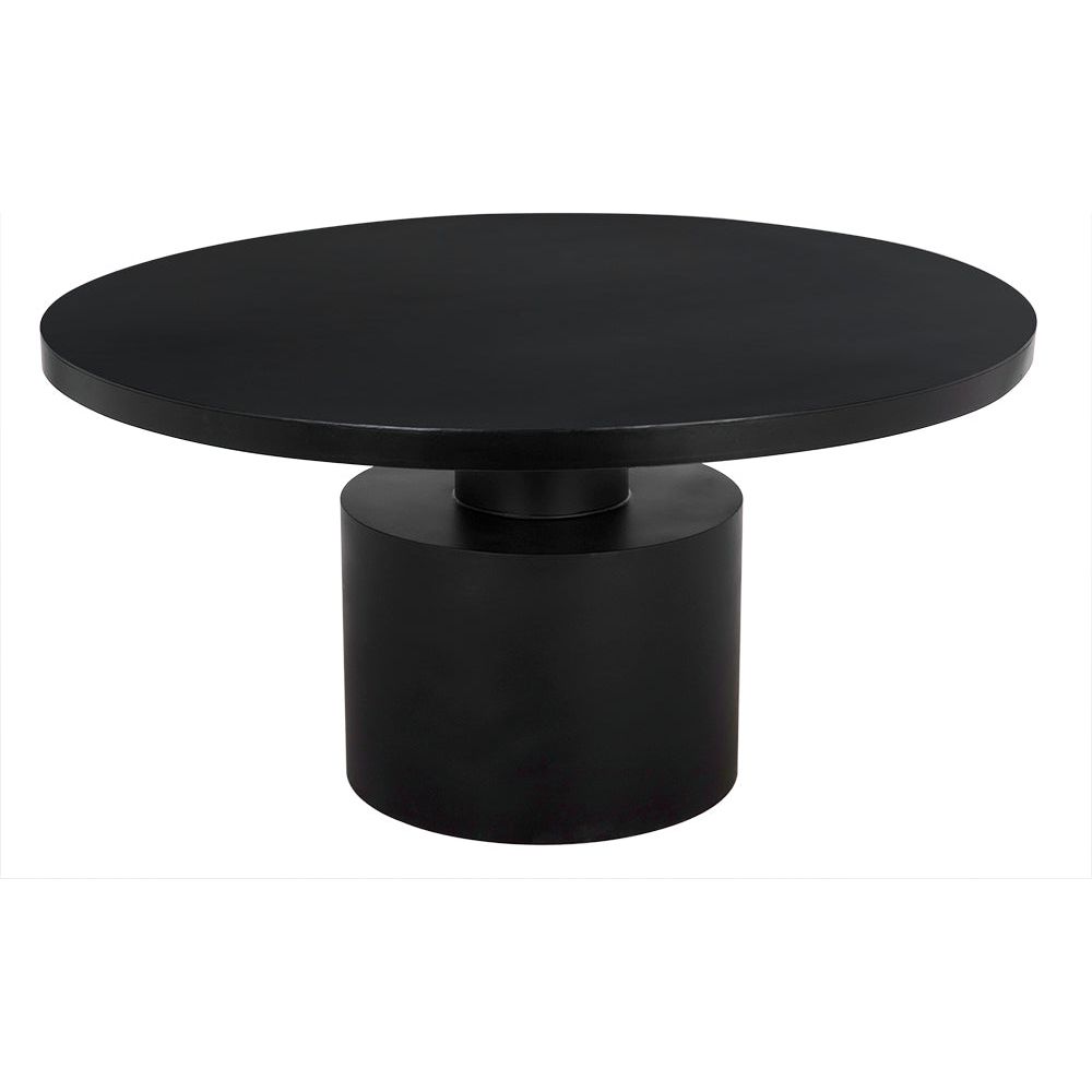 Marlow Dining Table, Black Iron by NOIR
