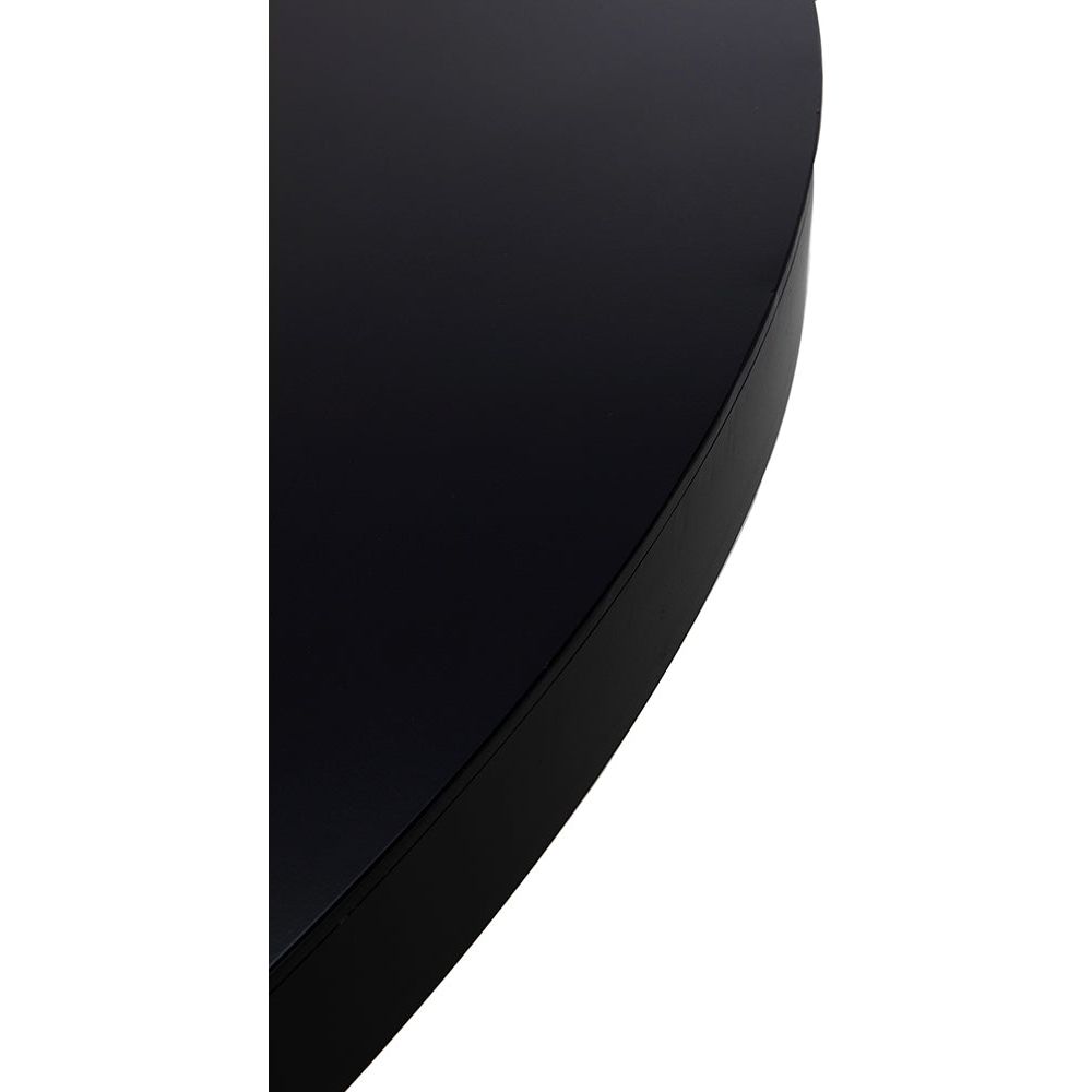 Marlow Dining Table, Black Iron by NOIR