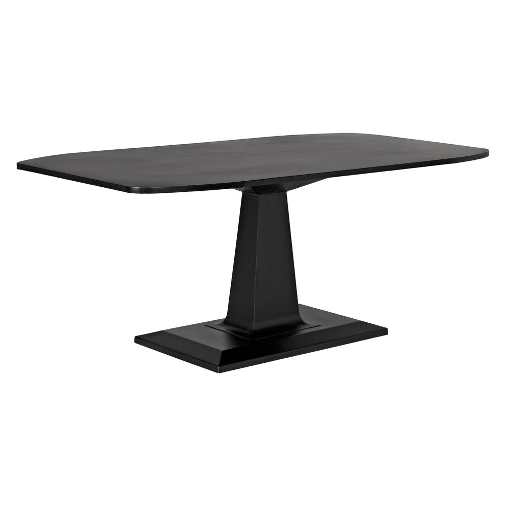 Amboss Dining Table, Black Iron by NOIR
