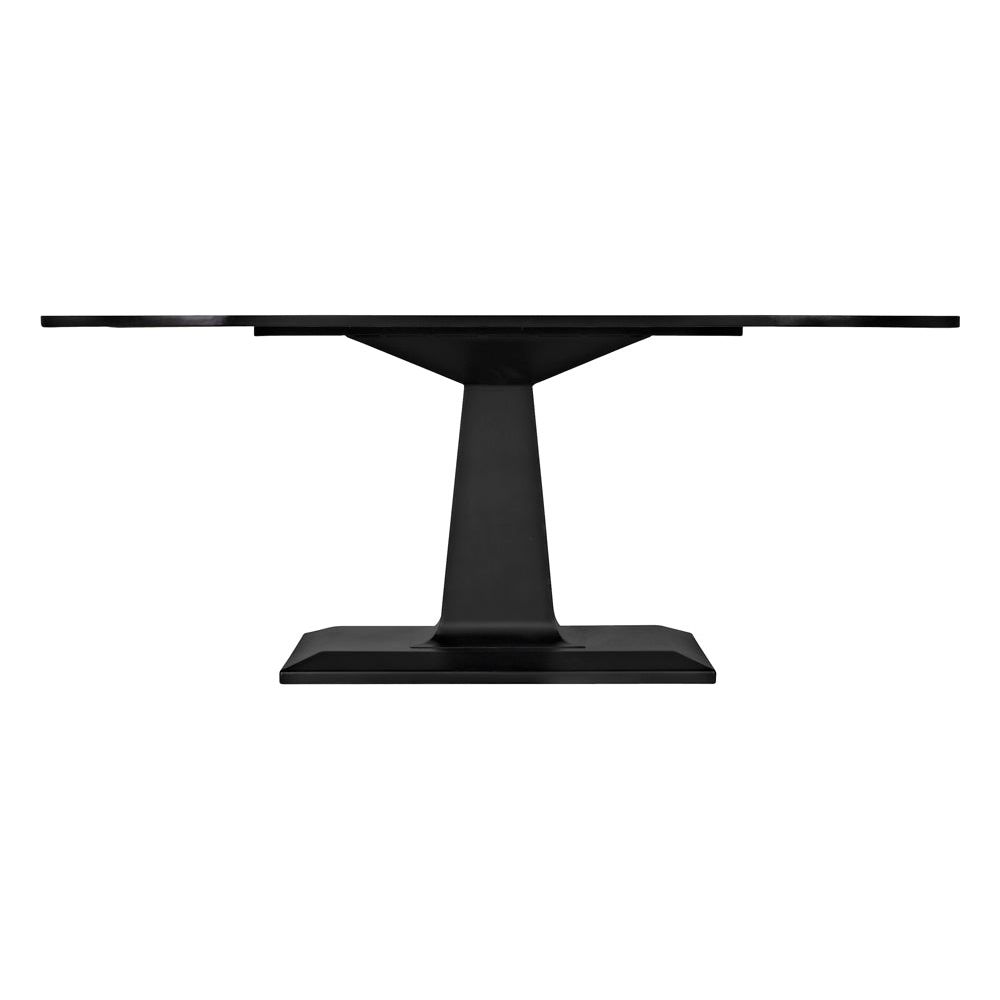 Amboss Dining Table, Black Iron by NOIR