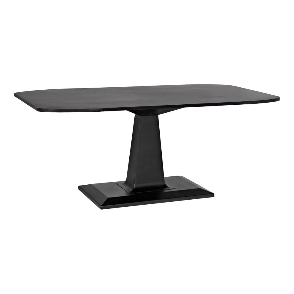 Amboss Dining Table, Black Iron by NOIR