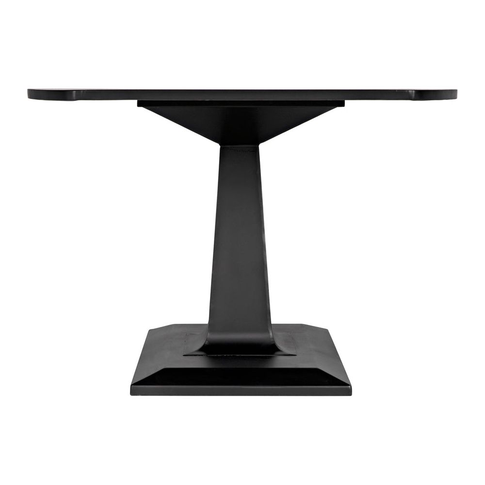 Amboss Dining Table, Black Iron by NOIR